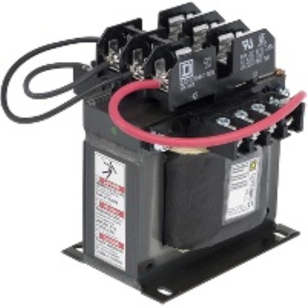 Industrial control transformer, Type TF, 1 phase, 250VA, 208/230/460V primary, 115V secondary, 50/60Hz