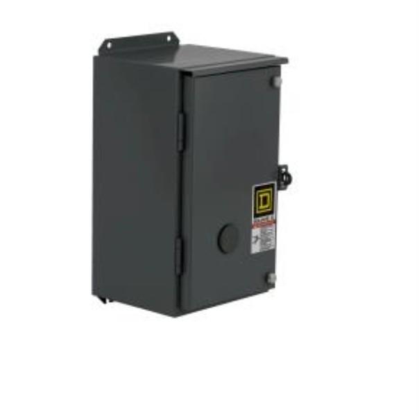 Contactor, Type L, multipole lighting, electrically held, 30A, 6 pole, 600V, 110/120VAC 50/60Hz coil, NEMA 3R/12