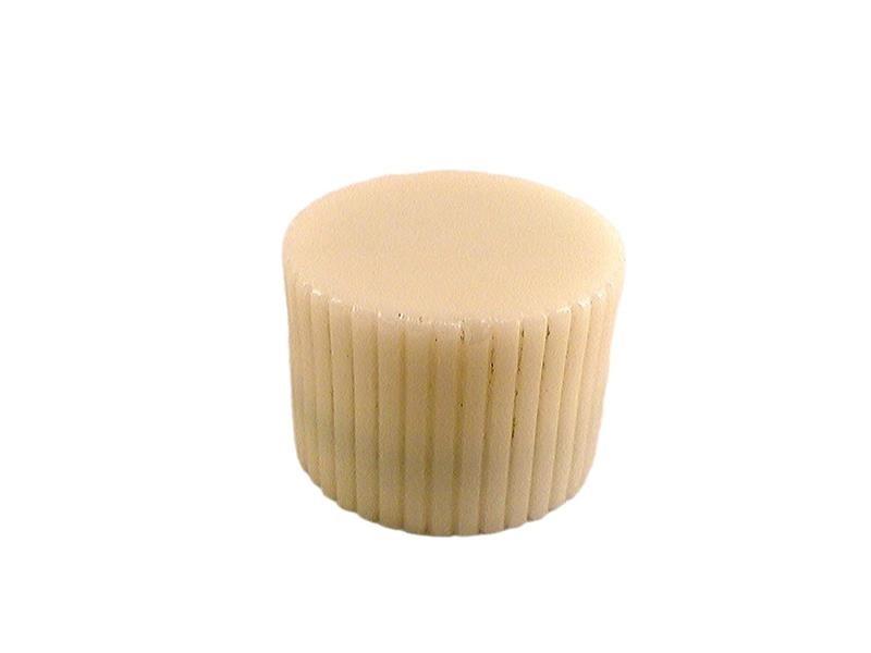 Harmony 9001K, Harmony 9001SK, cap, polycarbonate, white, grooved lens, 30 mm, for illuminated push-button