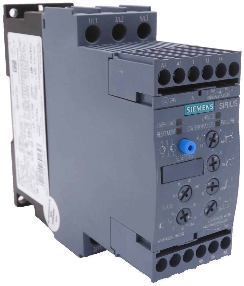 SOFTSTART, 23A, 5/5/15HP, 24V, SCRW