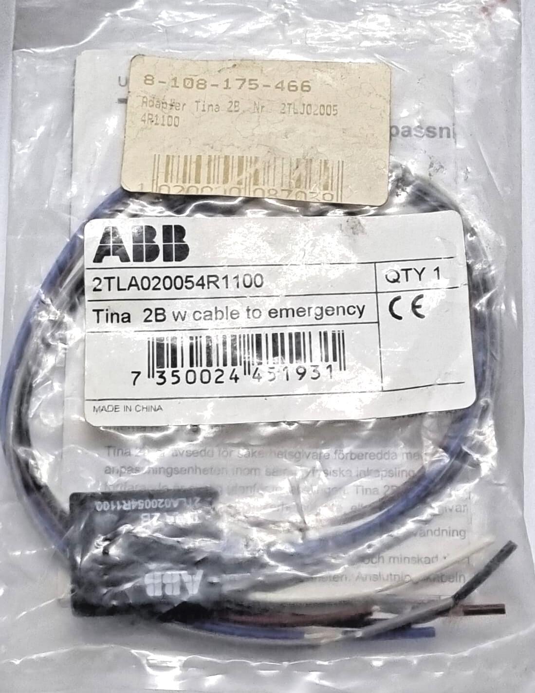 TINA 2B W CABLE TO EMERG TYPE ABB