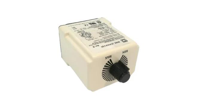 Timing Relay, Type JCK, plug In, off delay, adjustable time, 1.2 to 120 minutes, 10A, 240 VAC, 120 VAC/110 VDC