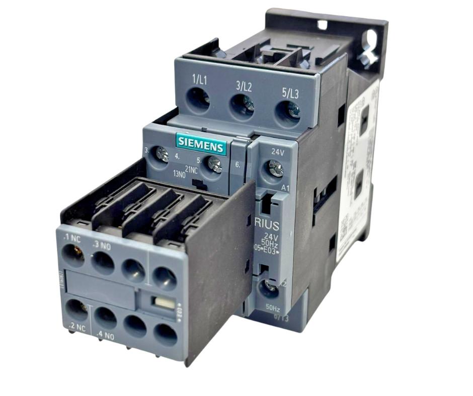 CONTACTOR S0 12A 24VAC 2NO/2NC SCRW