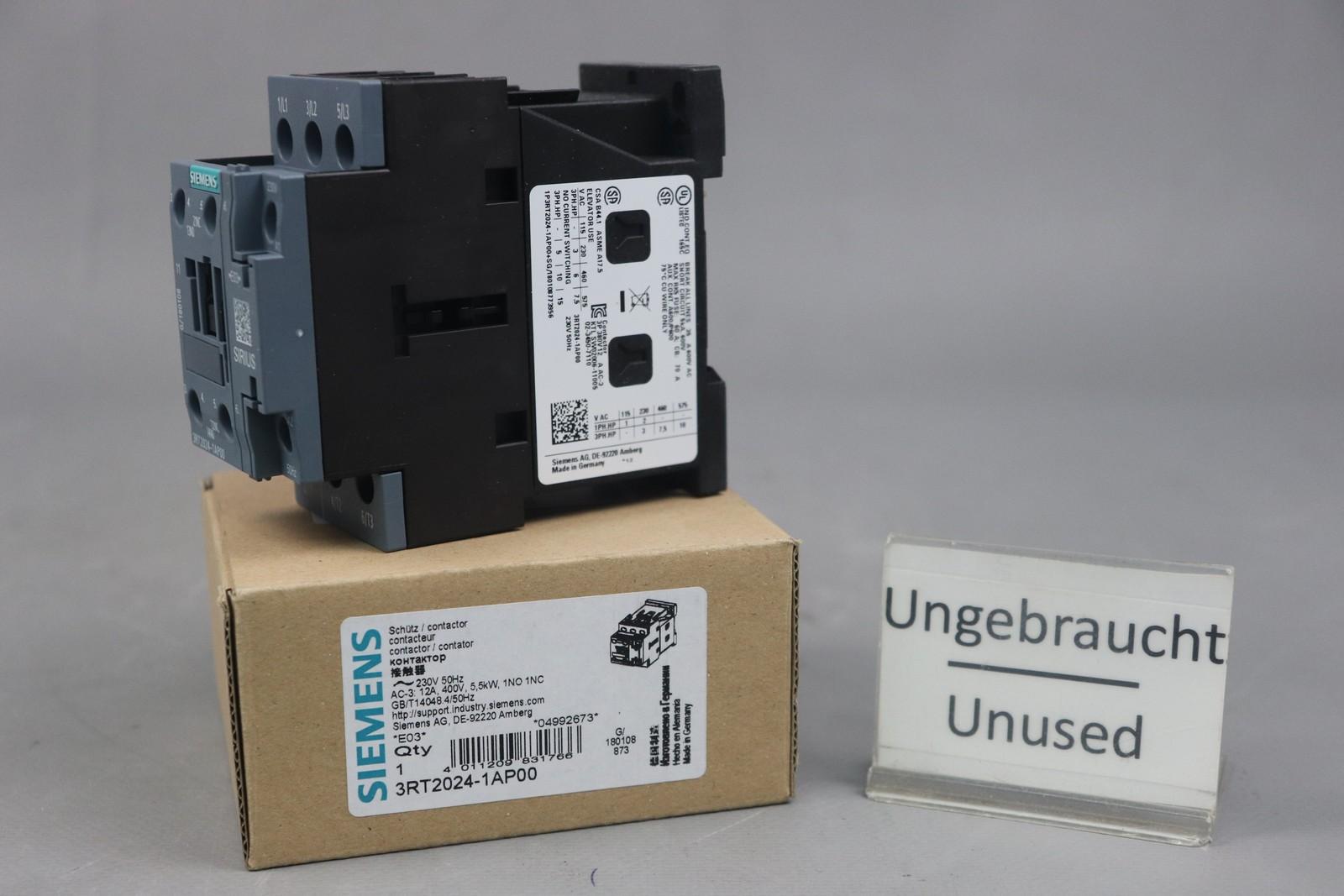 CONTACTOR S0 12A 230VAC 1NO/1NC SCRW