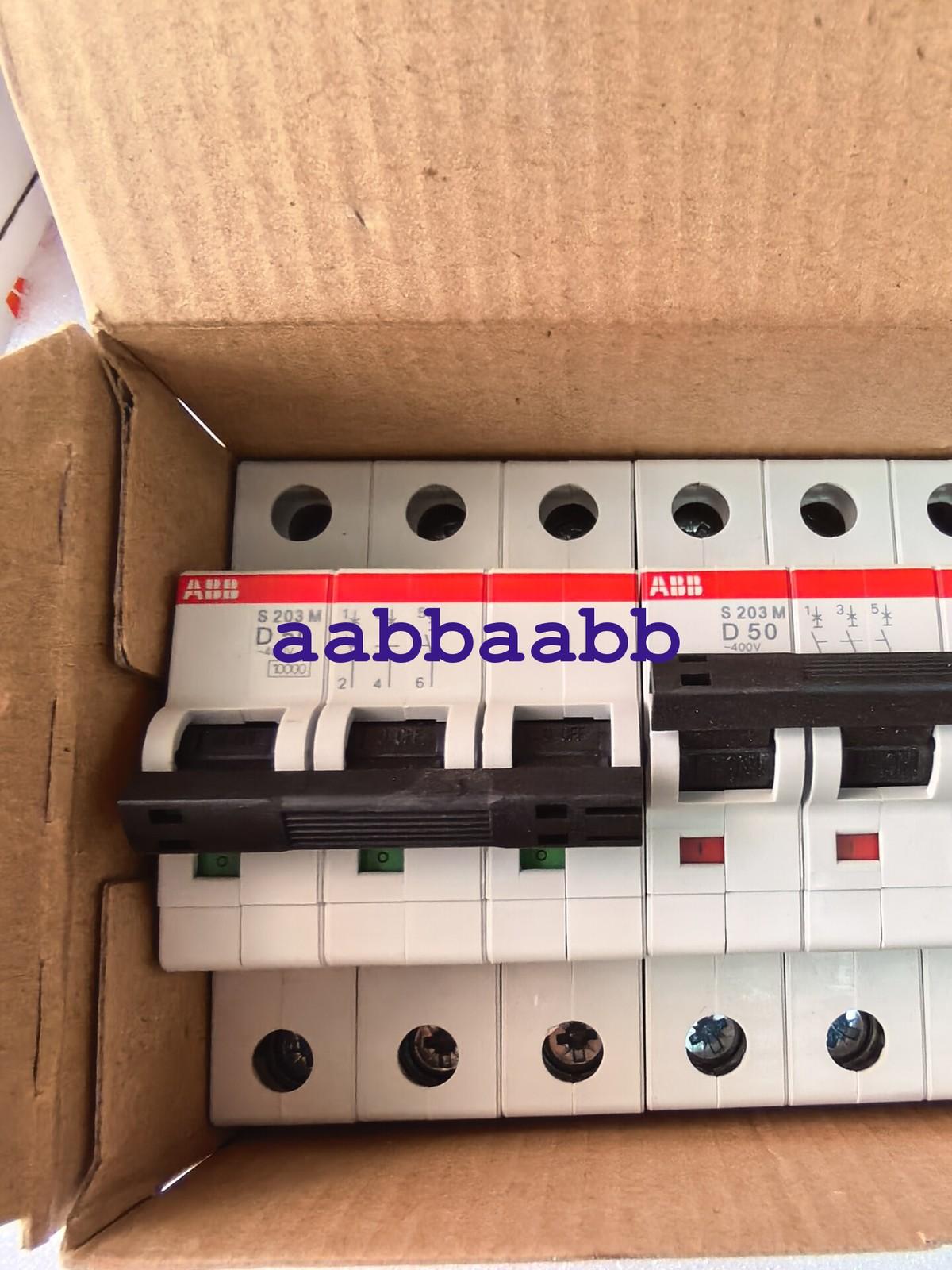S203M-D50 Miniature Circuit Breaker - 3P - D - 50 A