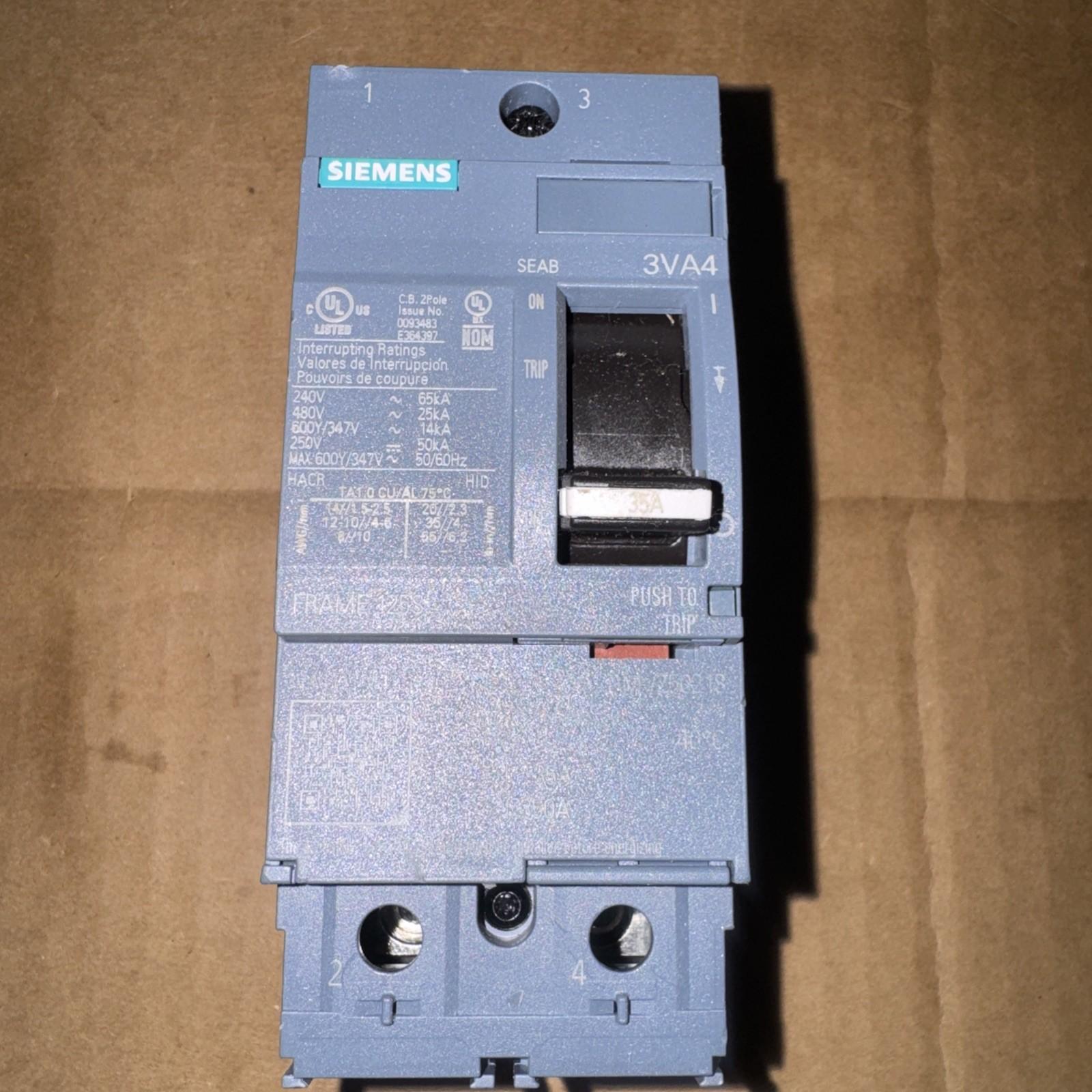 BRKR 3VA41 2P 35A 25KA FTFM LD LUG