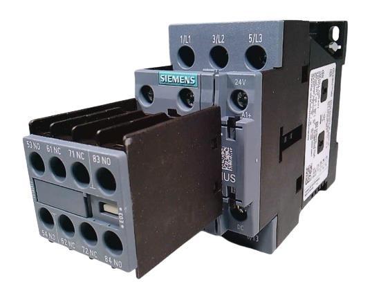 CONTACTOR.AC3:11KW 3NO+3NC DC24V W.DIODE