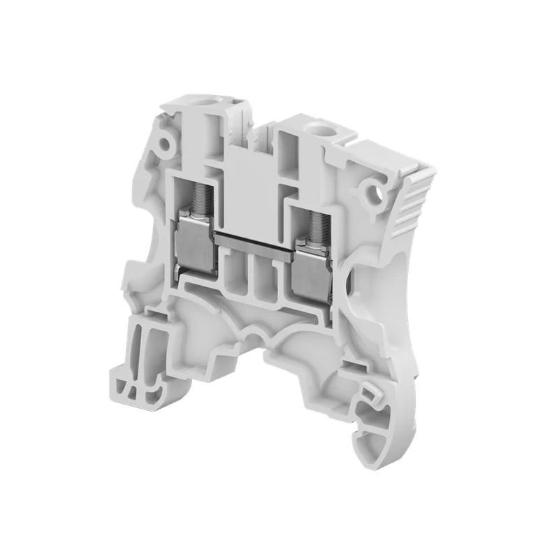 ZS6 Screw Clamp Terminal Block - Feed-through - Grey