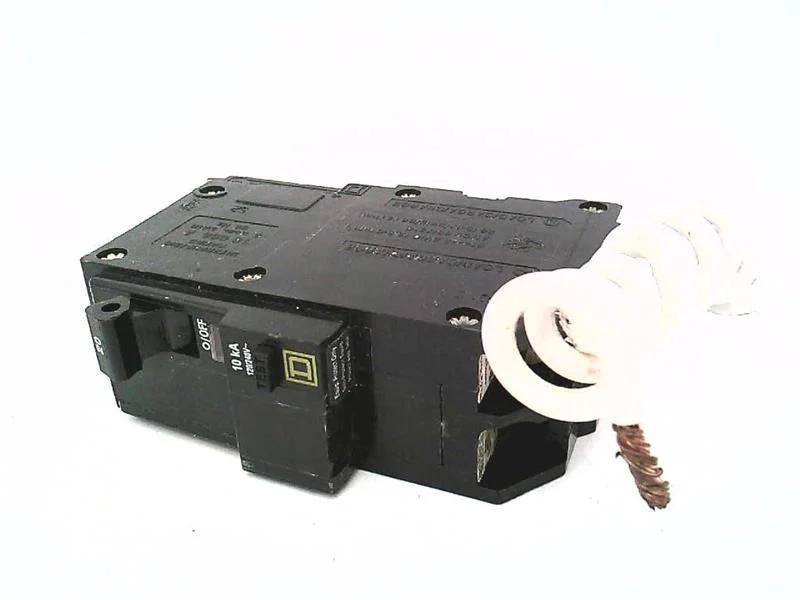 Mini circuit breaker, QO, 20A, 2 pole, 120/240VAC, 10kA, 30mA grd fault B, bolt on mount