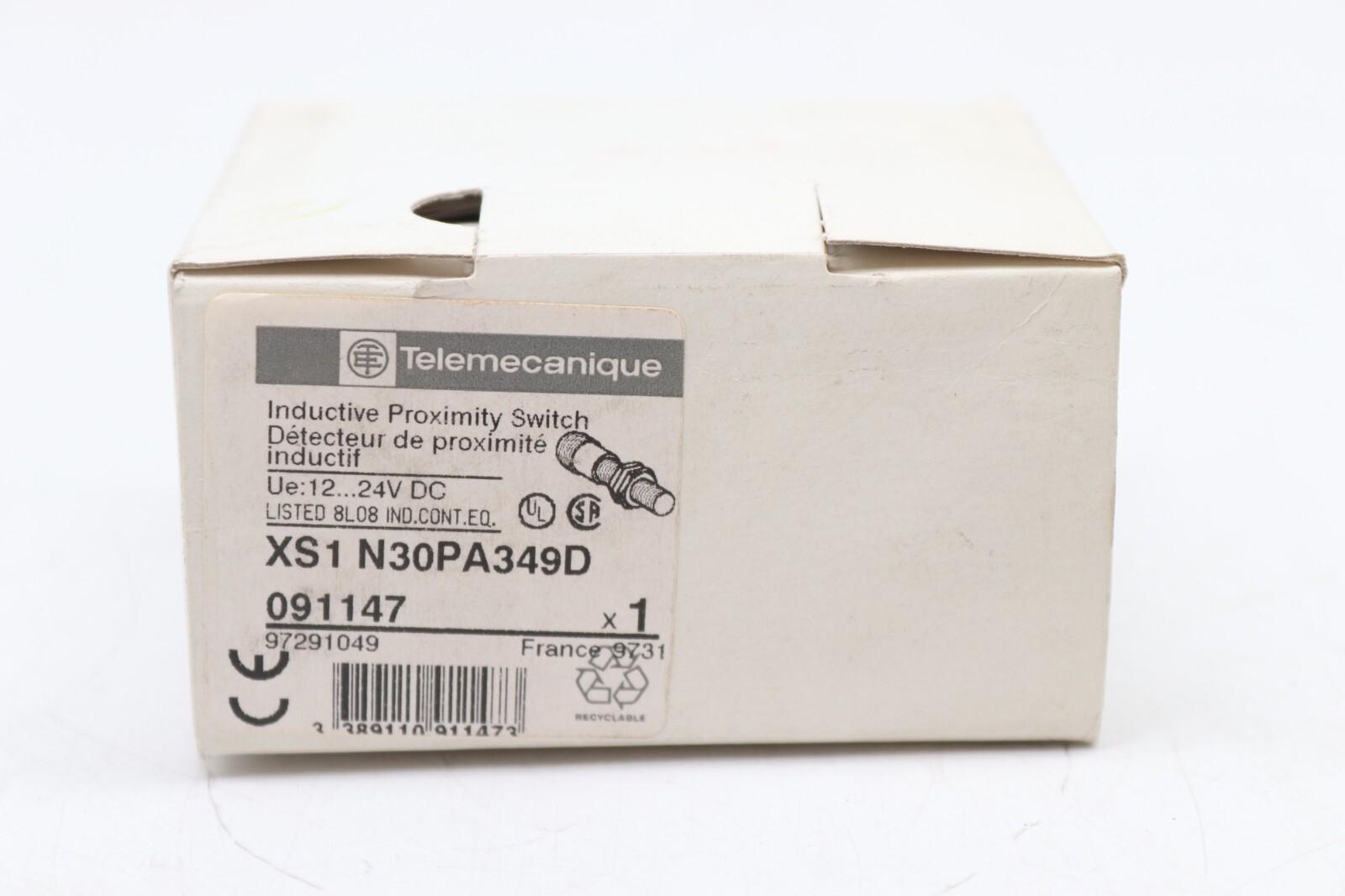 Inductive proximity sensors XS, inductive sensor XS1 M30, L55mm, brass, Sn20mm, 12...24 VDC, M12
