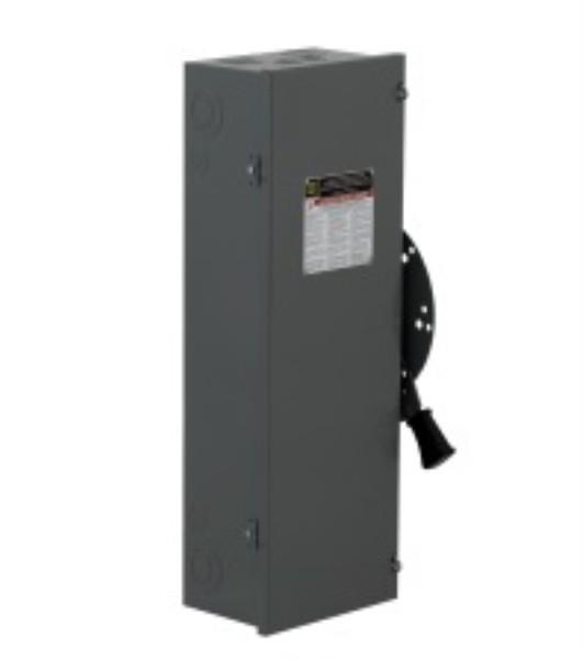 Safety switch, double throw, non fusible, 60A, 600V, 3 pole, 60HP, NEMA 1