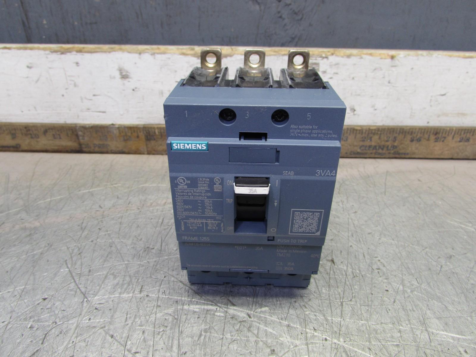 BRKR 3VA41 3P 35A 25KA FTFM LD LUG