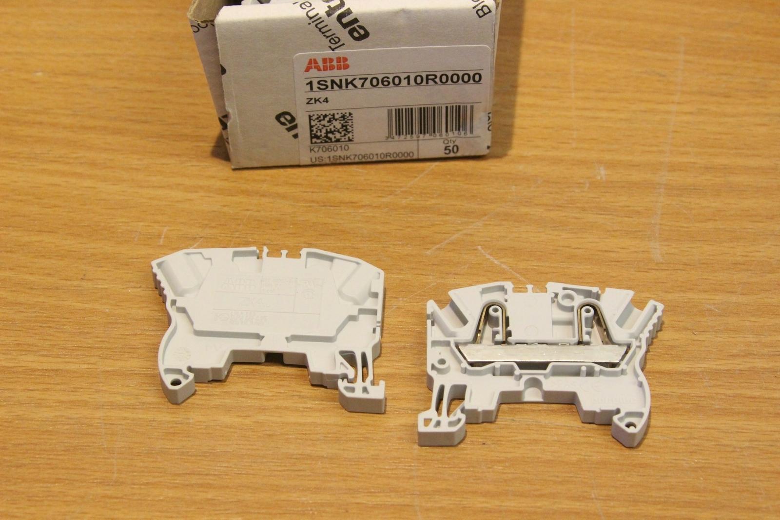 ZK4 PI-Spring clamp Terminal Block - Feed-through - Grey