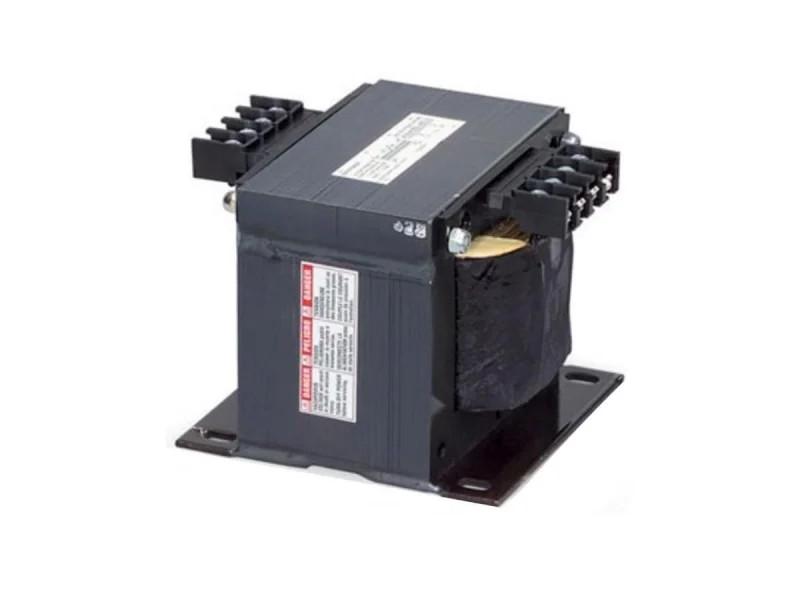 Transformer, Type T, industrial control, 500VA, 1 phase, 120x240V primary, 24V secondary, 115C rise