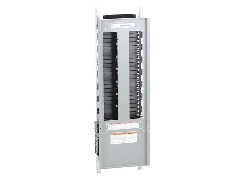 Panelboard interior, NF, main lugs, 250A, Al bus, 42 pole spaces, 3 phase, 4 wire, 600Y/347VAC max