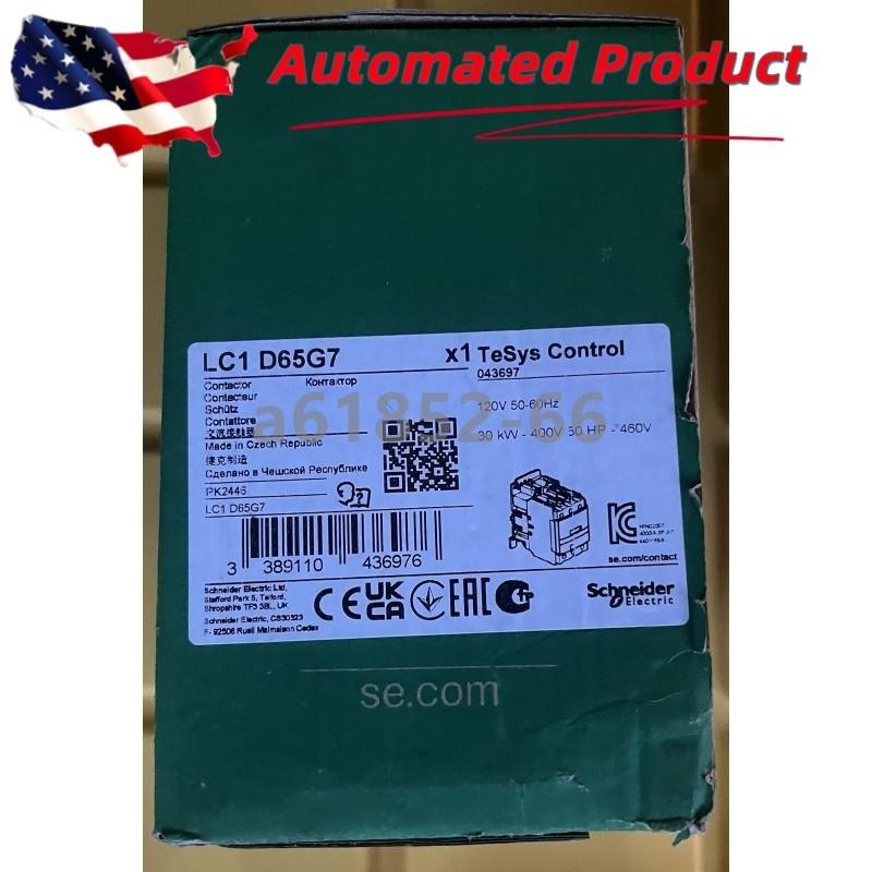 TeSys D IEC contactor, 65 A, 3 P, 40 HP at 480 VAC, nonreversing, 120 VAC 50/60 Hz coil