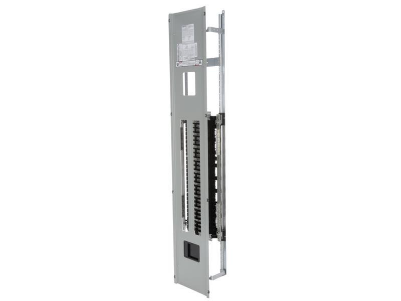 Panelboard interior, NQ, main lugs, 225A, Al bus, 30 pole spaces, 3 phase, 4 wire, 240VAC, 48VDC