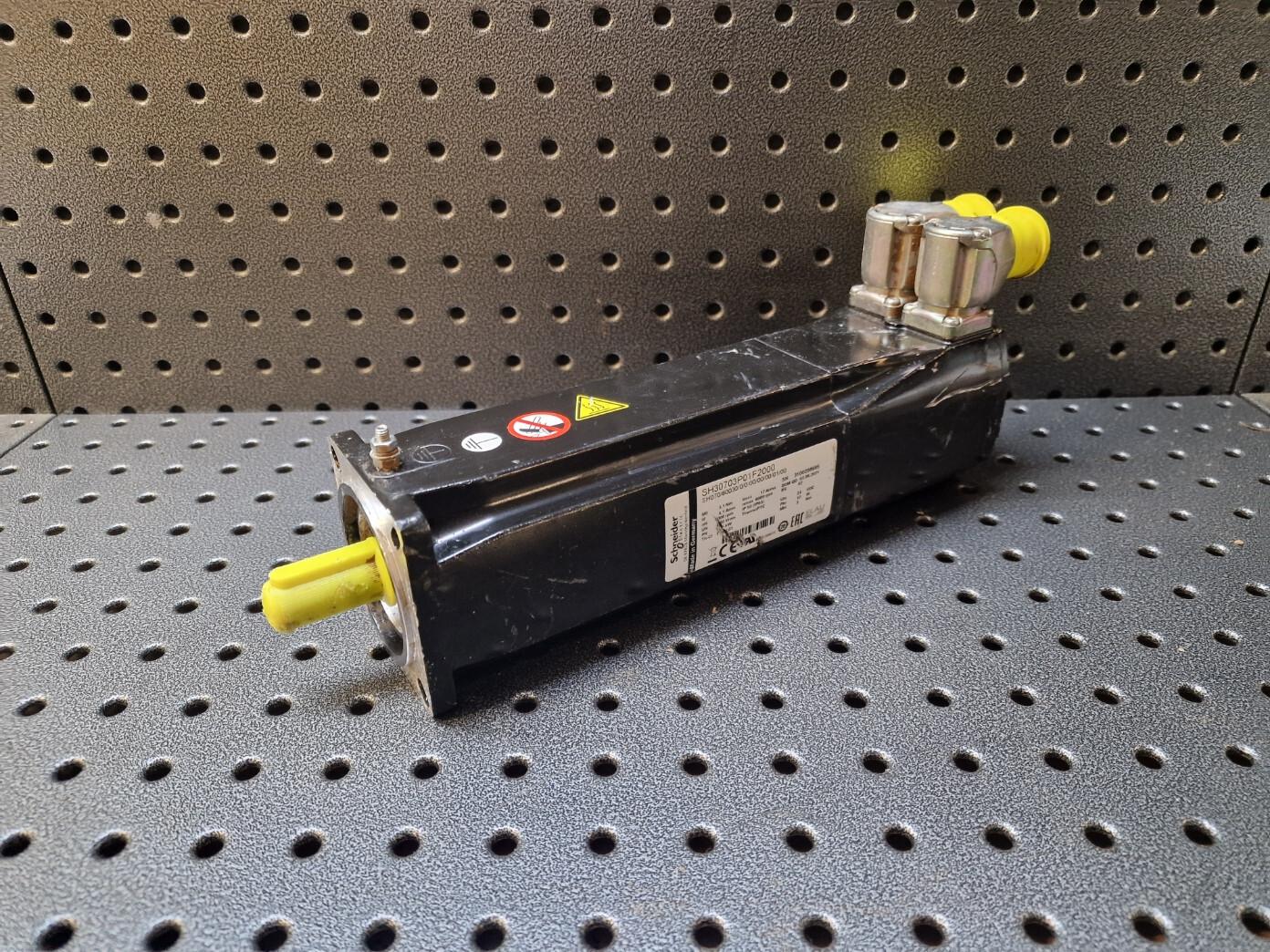 servo motor SH3 070, 2,94Nm, no key, single, brake, 90°conn, IP54, IP65, 8k RPM