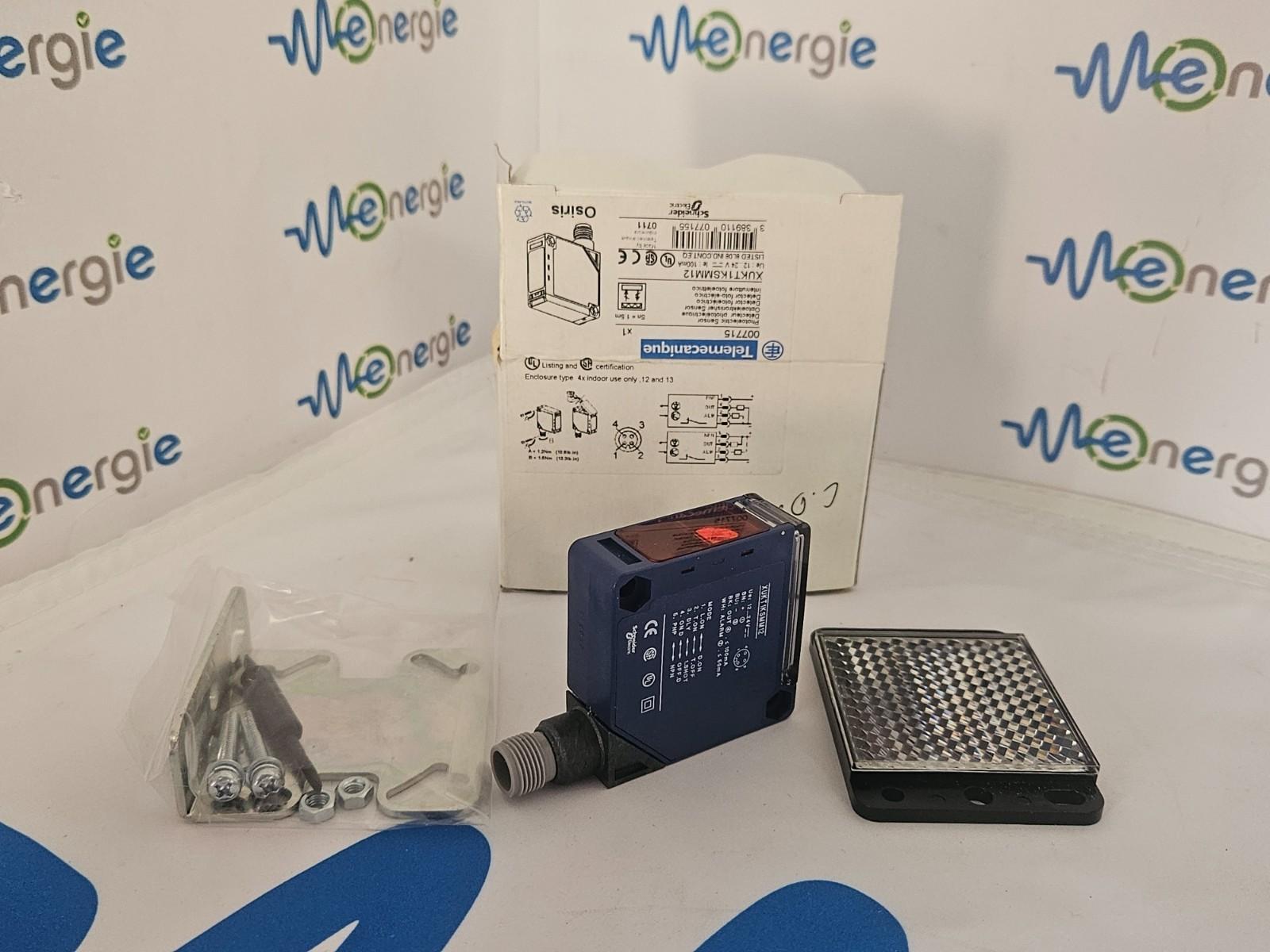 Photoelectric sensors XU, XUKT, reflex, Sn 1.5 m, 12...24 VDC, M12