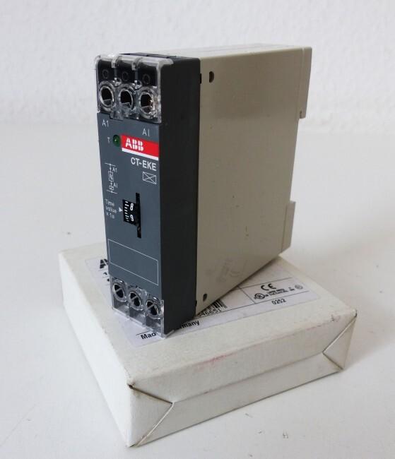 CT-EKE Time relay, ON-delay solid-state, 1n/o, 0.1-10s, 24-240VAC/DC