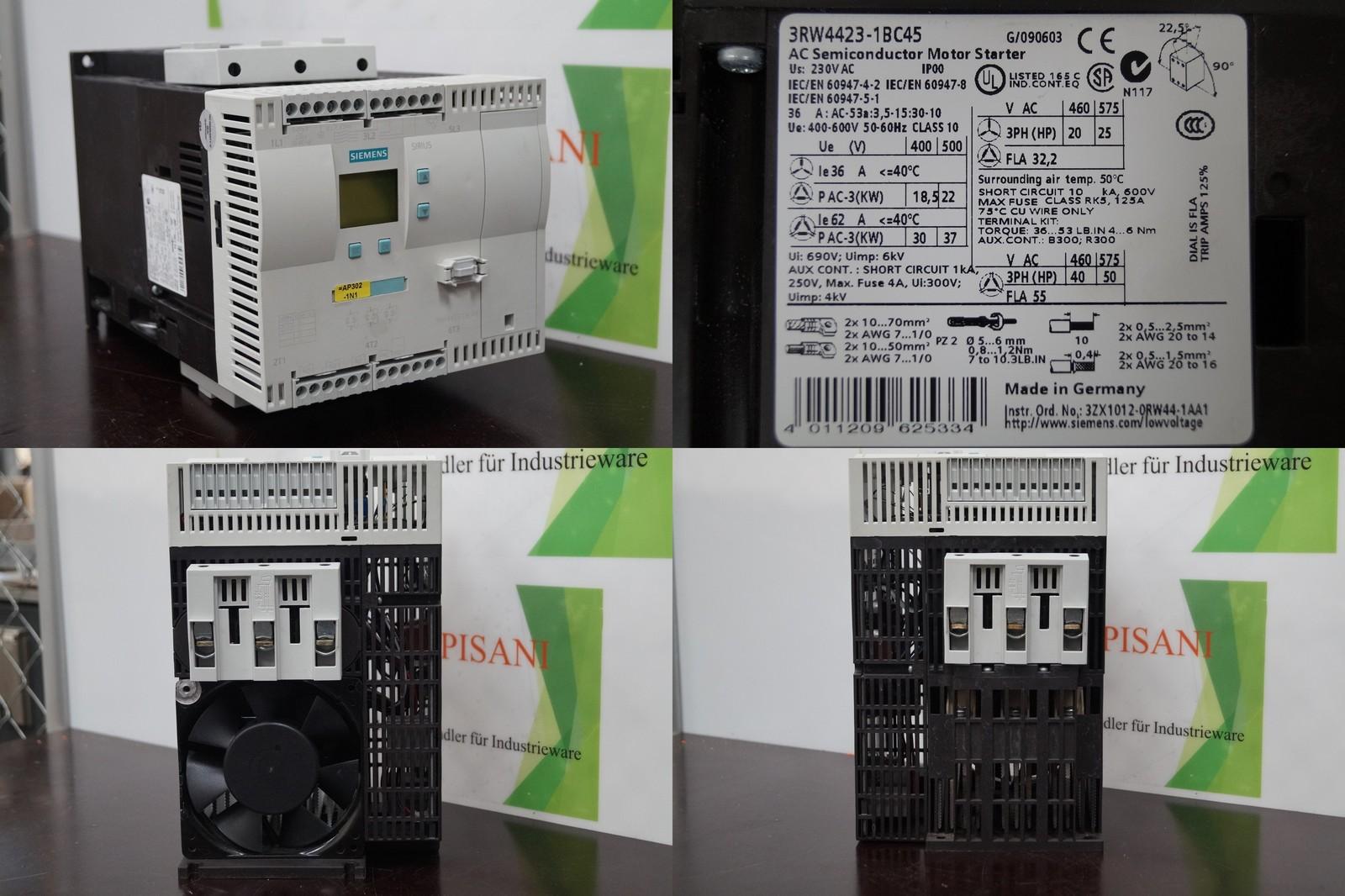 SOFT START, 32A, 20/25/HP, 230V, SCRW
