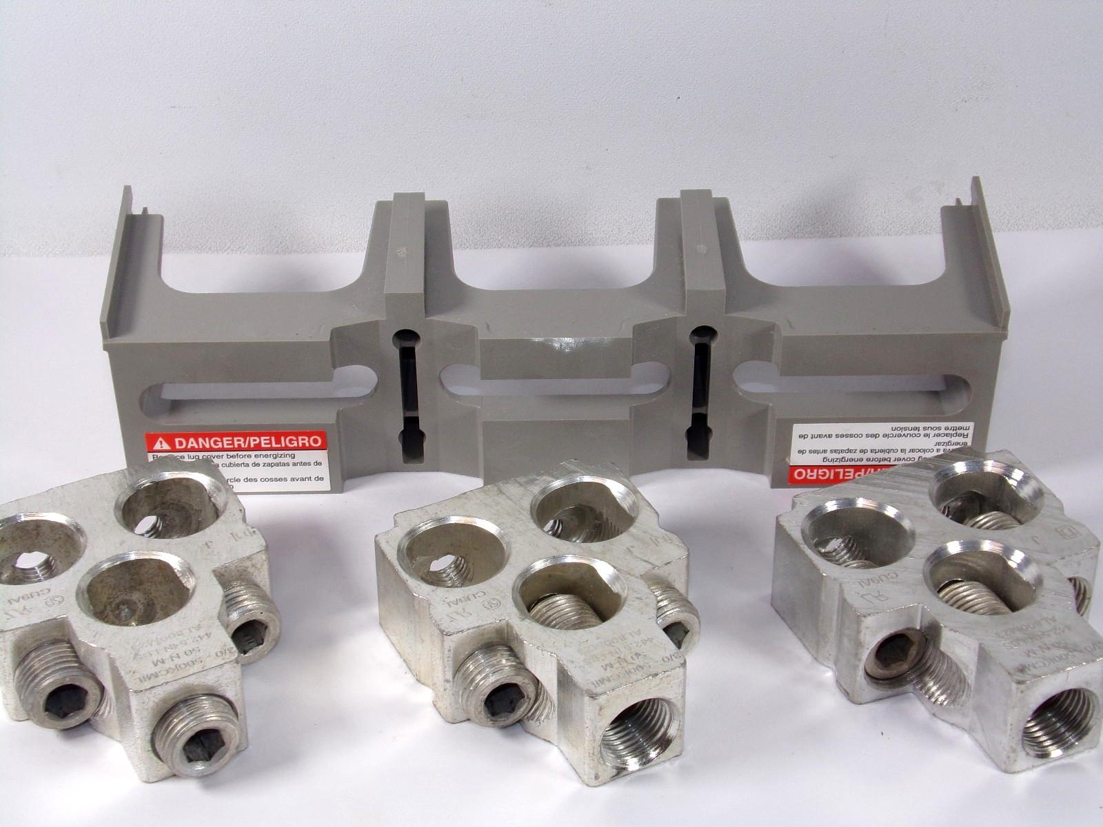 Circuit breaker accessory, PowerPacT M/P, lug kit, mechanical, 800A, 3/0 AWG to 500kcmil, unit mount, Al
