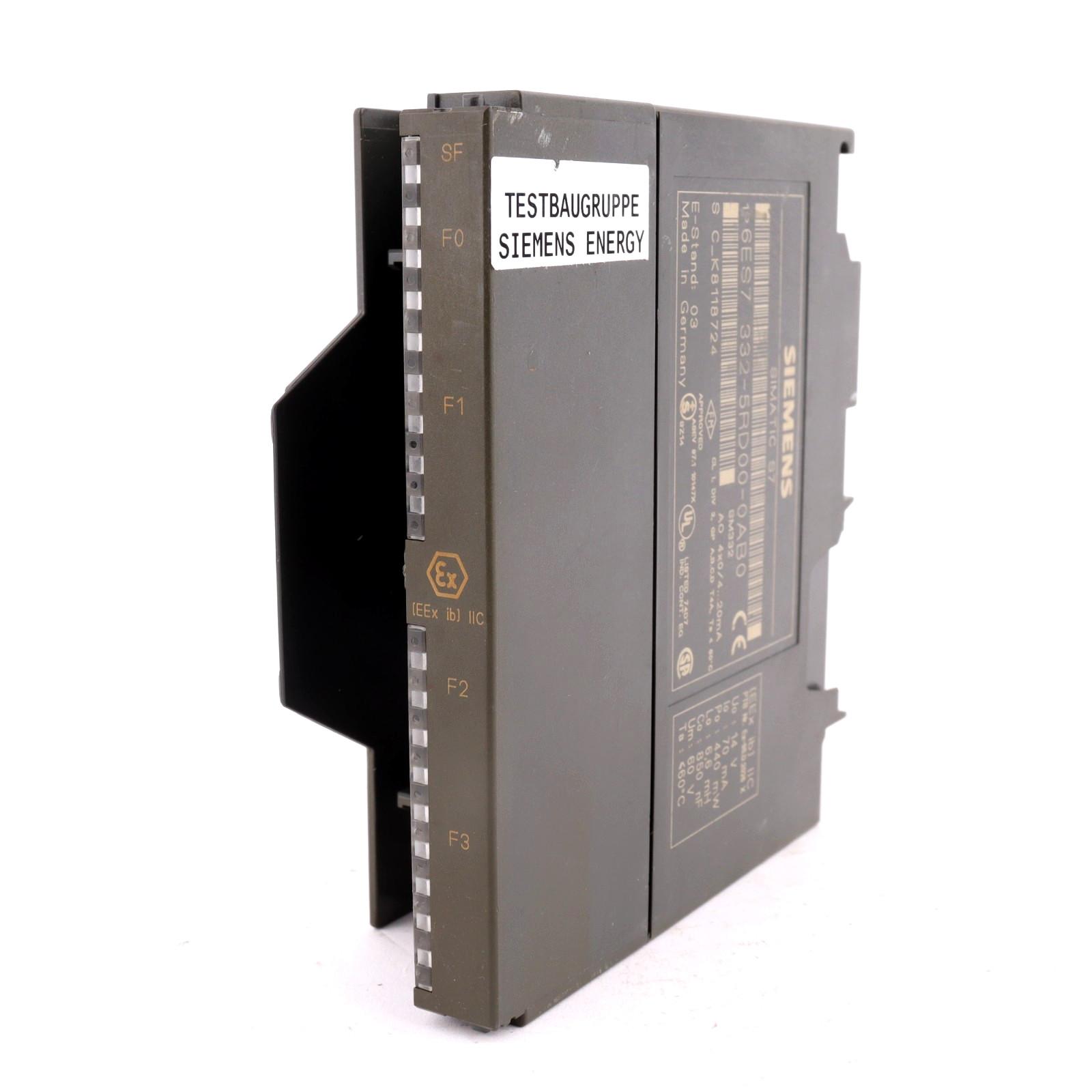 MODULE OUTPUT S7300 4AO 4-20MA 20P HAZ