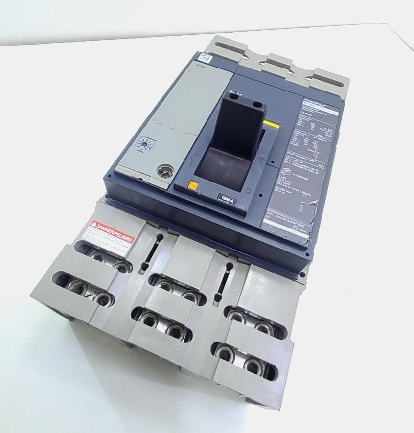 Circuit breaker, PowerPacT P, 1200A, 3 pole, 600VAC, 25kA, lugs, ET1.0l, 80%