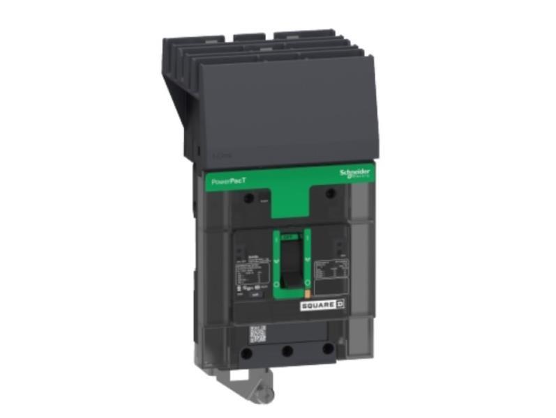Circuit breaker, PowerPacT B, 60A, 3 pole, 600Y/347VAC, 18kA, I-Line, thermal magnetic, 80%, ABC