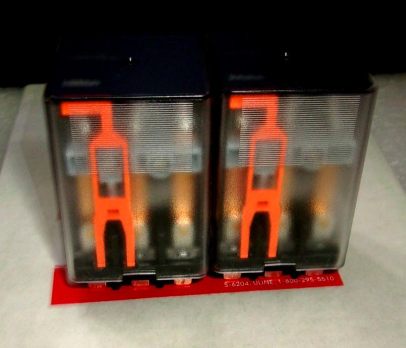 General purpose relay, SE Relays, 788R, 3PDT, 10A, 120 VAC, Quick terminal, clear cover