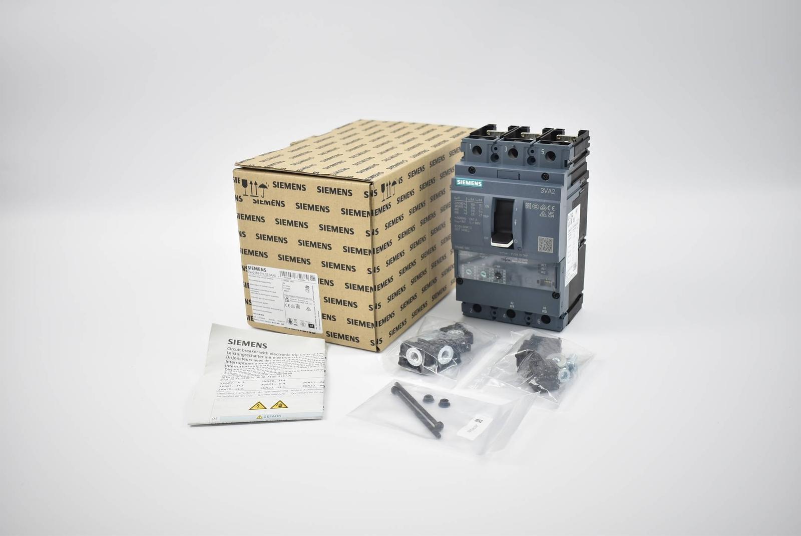 BRKR 3VA21 3P 63A 110KA ETU3-LI NUT