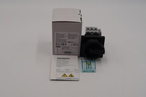 Main switch 3-pole Rated
