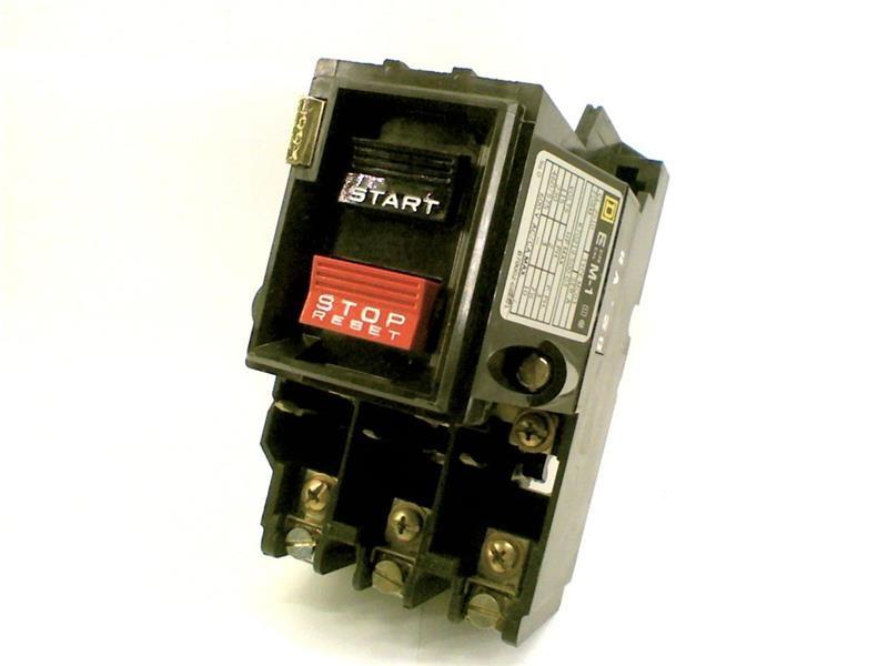 Manual starter, integral horsepower, NEMA M1, 600VAC, 3 pole, 10HP at 380/575VAC, 3 phase, no indicator, open
