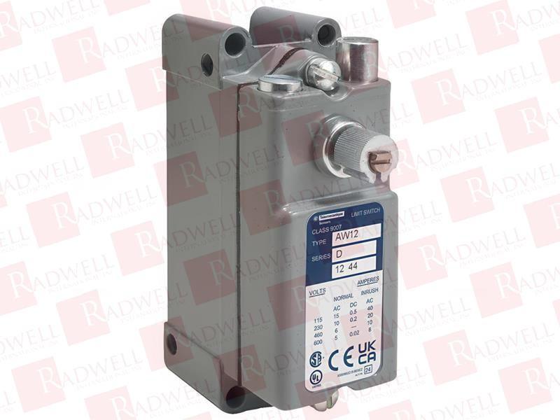 Limit switch, 9007, 600 VAC 15amp aw +options