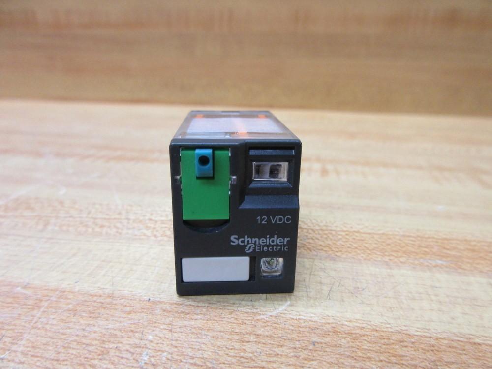 Power relay, SE Relays, DPDT, 12A, 12 VDC, cover with locking push button and LED