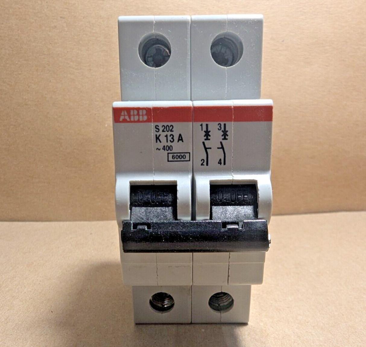S202-K13 Miniature Circuit Breaker - 2P - K - 13 A