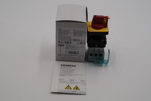 Main switch 3-pole Rated