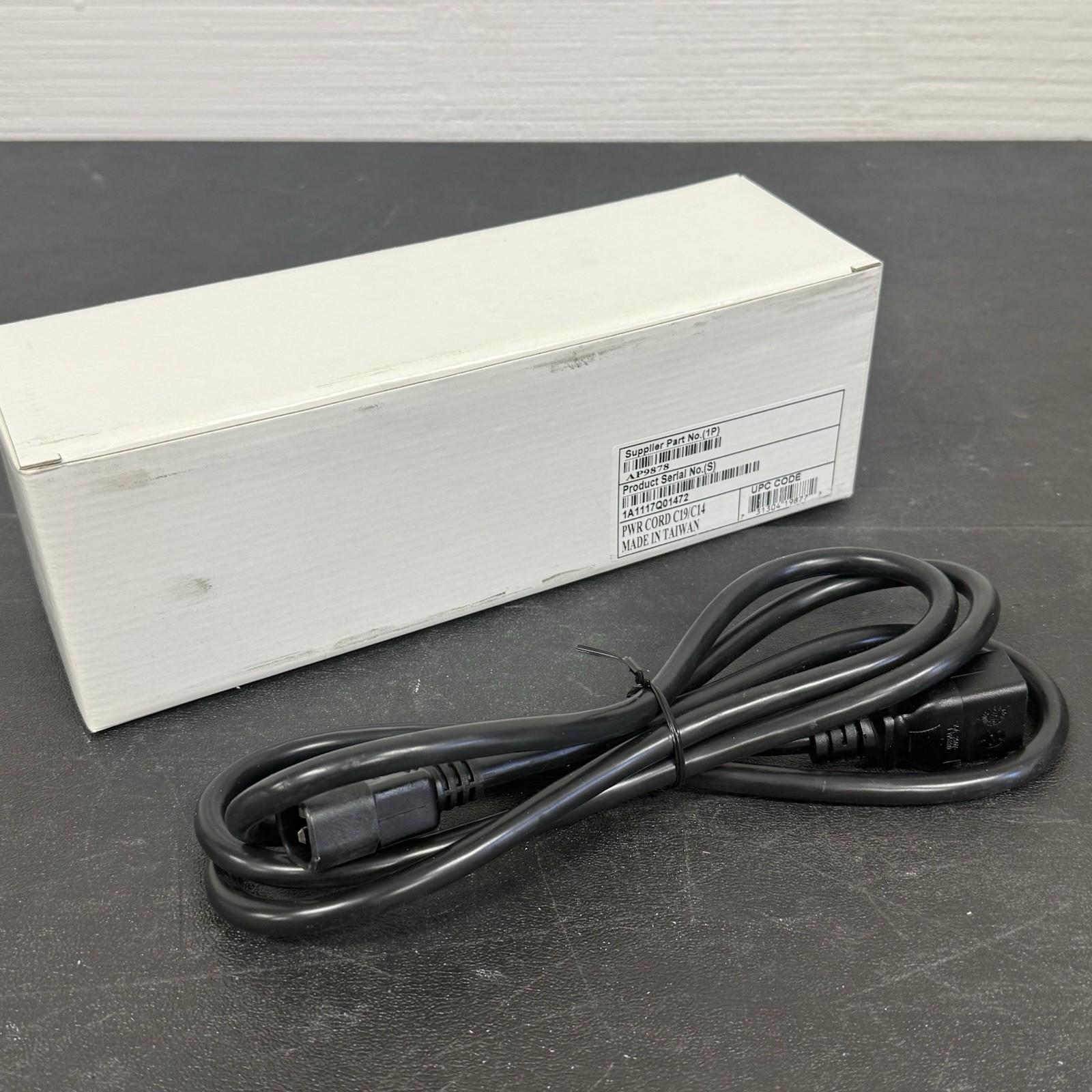 Power Cord, C19 to C14, 2.0m