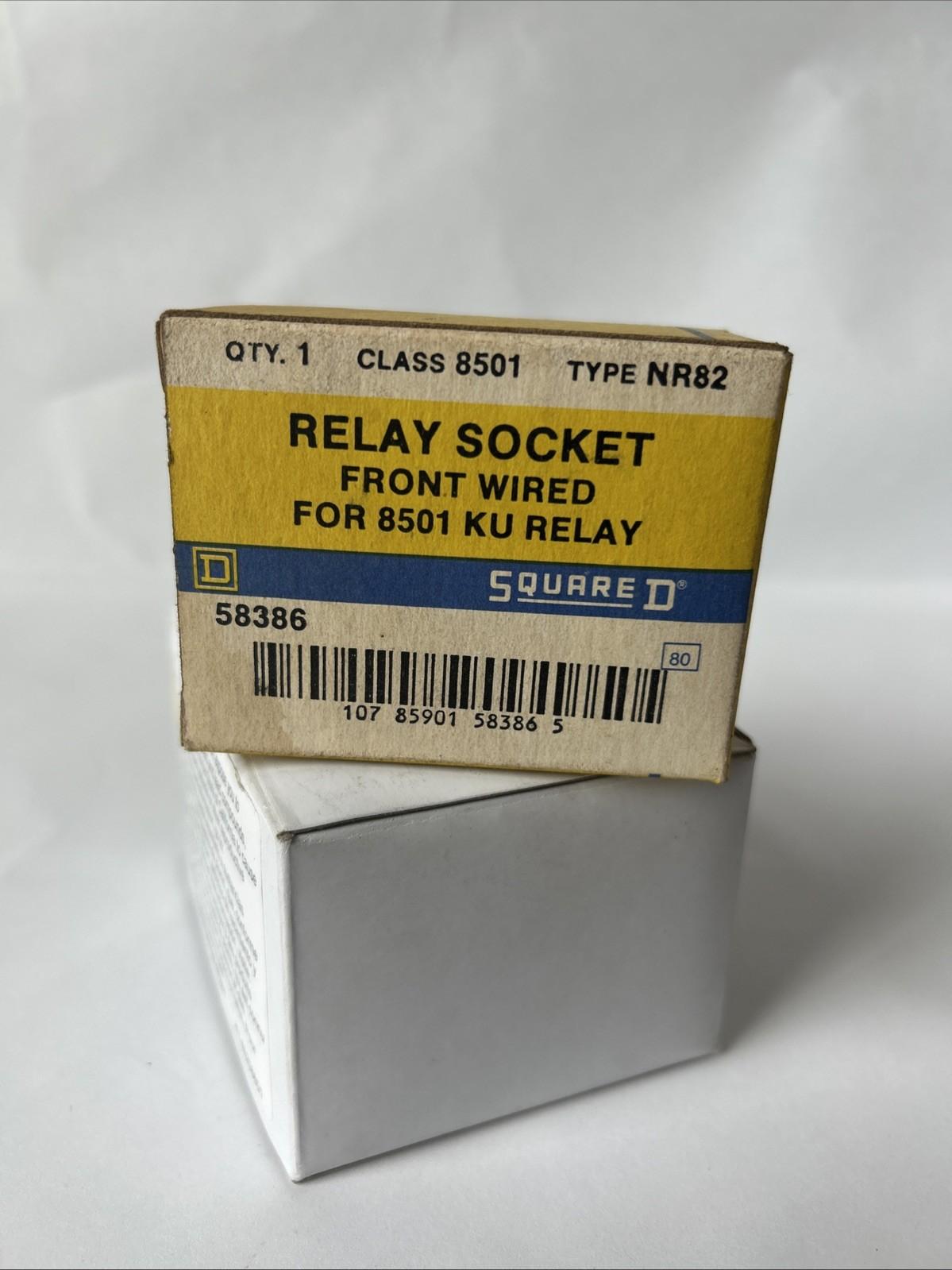 Relay Socket, Harmony 8501N, 11 tubular pins, single tiered screw clamp terminals, DIN rail/panel mount, 15A-300V AC