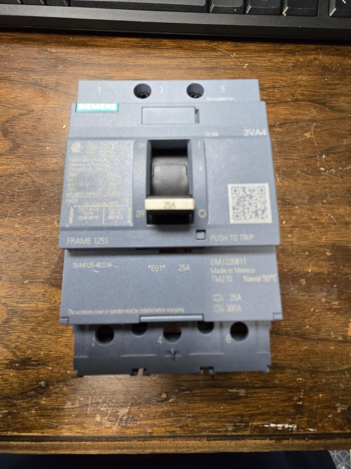 BRKR 3VA41 3P 25A 25KA FTFM NAV LD LUG