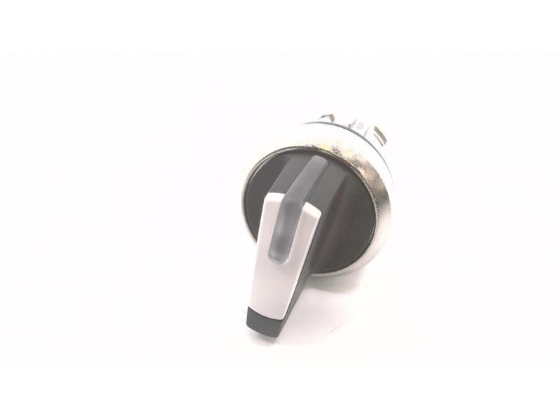SEL SW, 3POS, MOM/MTND, SHORT HANDLE, WHT