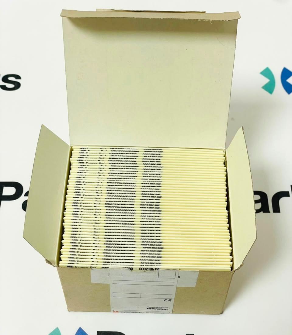 RC610 Terminal Block Markers pre-printed 81->90 (x10) Horizontal