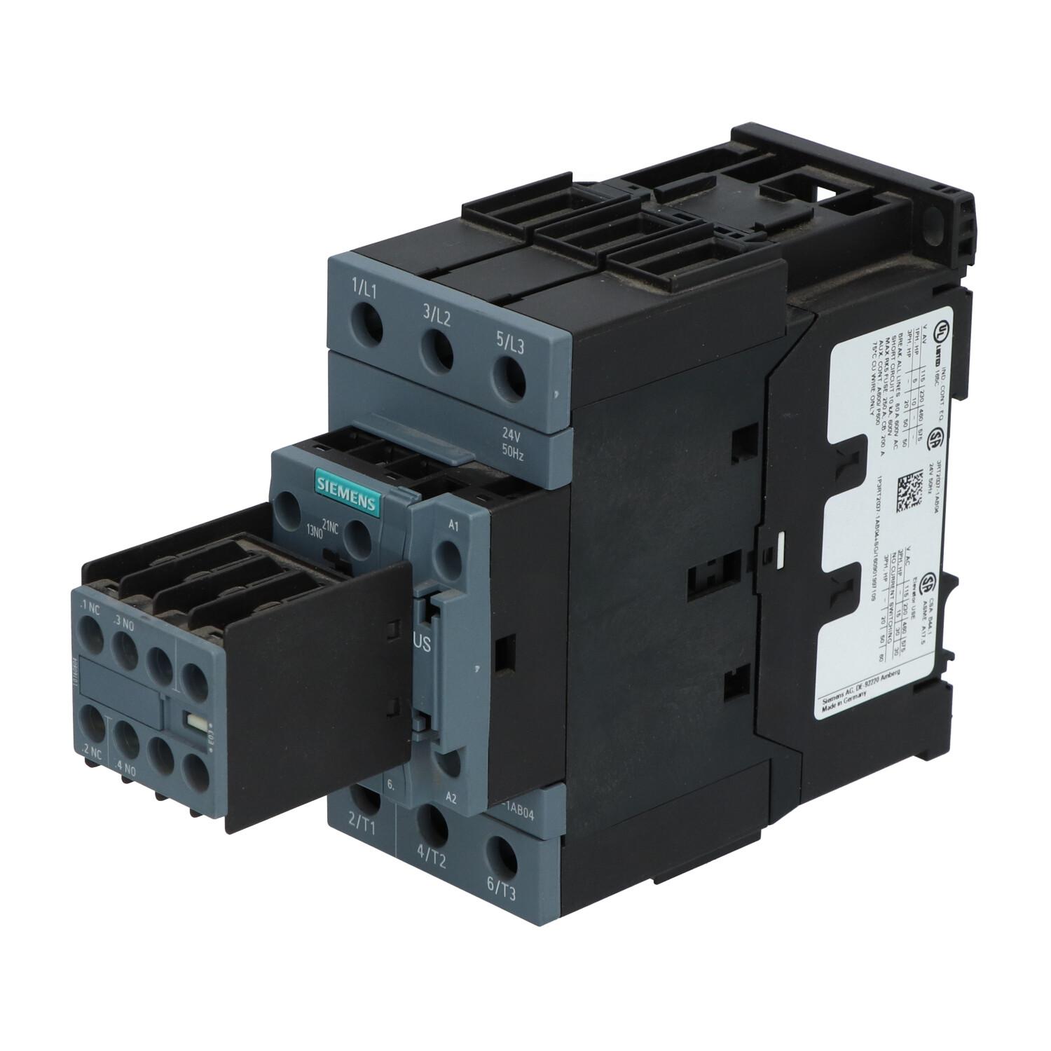 CONTACTOR S2 65A 24VAC SCREW 2NO/2NC