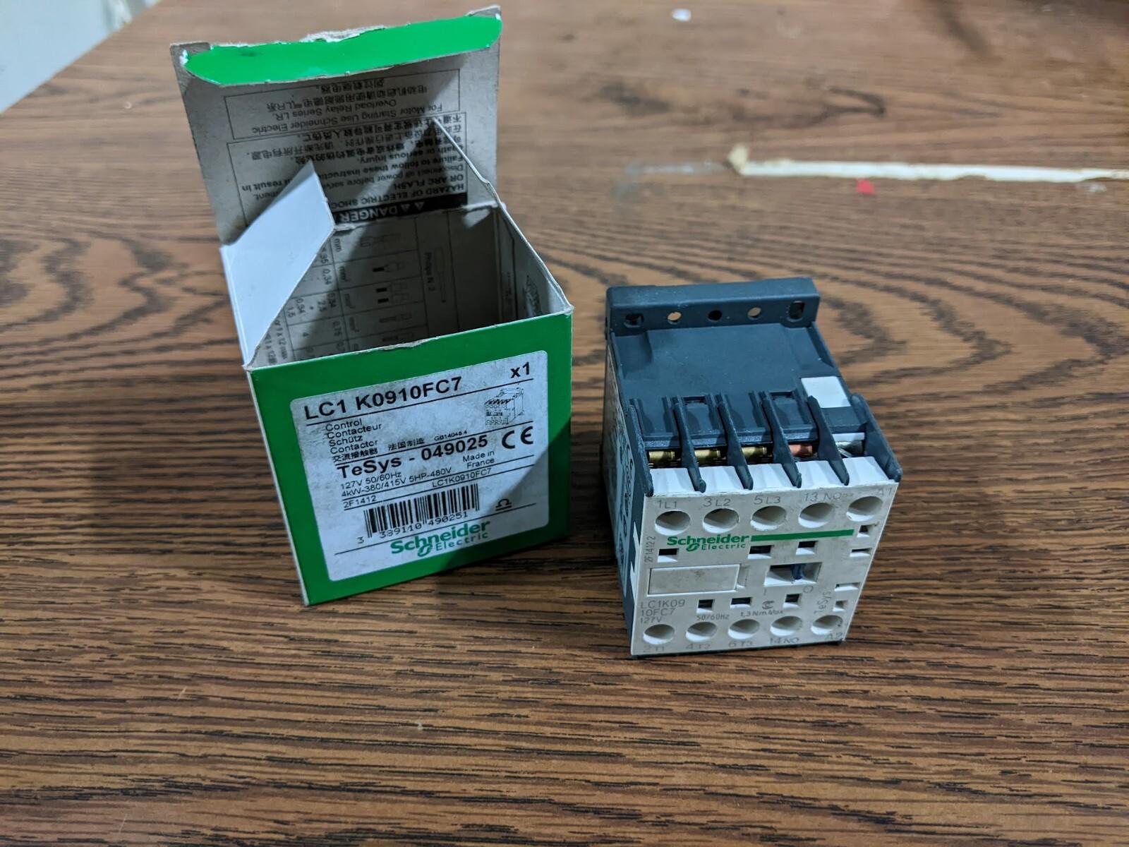 LC1 K0910FC7 CONTACTOR TESYS-049025 LC1K0910FC7